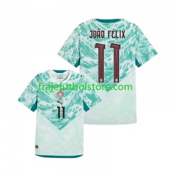 Camiseta 2ª Portugal Joao Felix 11 Hombre Copa Mundial 2026 Manga Corta