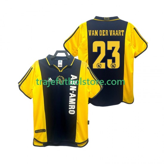 Camiseta 2ª AFC Ajax VAN DER VAART 23 2000 2001 Retro Hombre Manga Corta