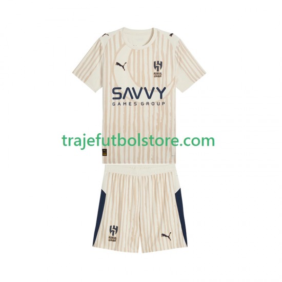 Camiseta 2ª Al Hilal CWC Niño 2025-2026 Manga Corta