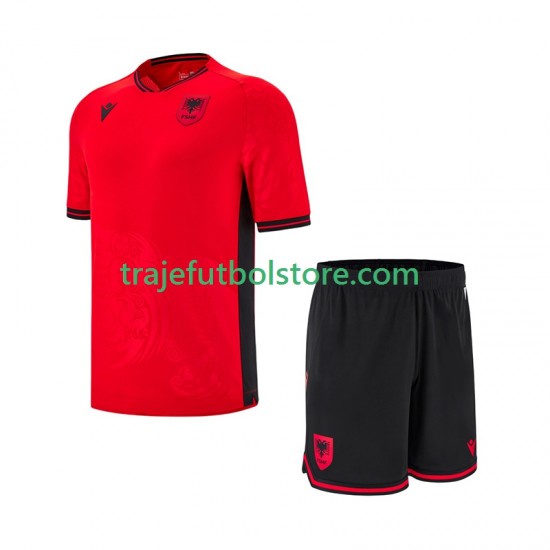 Camiseta 1ª Albania Niño 2025-2026 Manga Corta
