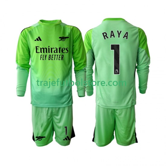 Camiseta 2ª Arsenal Raya 1 Portero Niño 2025-2026 ML