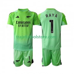 Camiseta 2ª Arsenal Raya 1 Portero Niño 2025-2026 Manga Corta