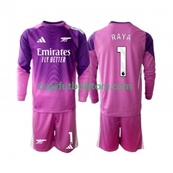 Camiseta 3ª Arsenal Raya 1 Portero Niño 2025-2026 ML