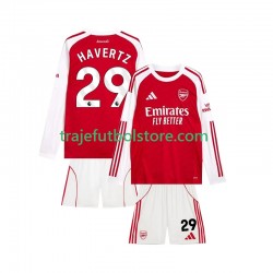 Camiseta 1ª Arsenal Kai Havertz 29 Niño 2025-2026 ML
