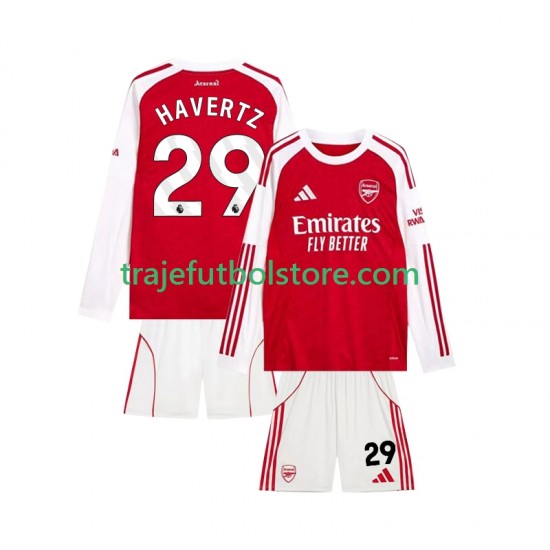 Camiseta 1ª Arsenal Kai Havertz 29 Niño 2025-2026 ML
