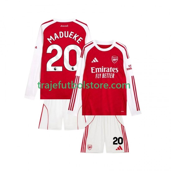 Camiseta 1ª Arsenal Noni Madueke 20 Niño 2025-2026 ML
