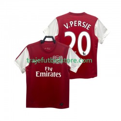 Camiseta 1ª Arsenal V PERSIE 20 2012 Retro Hombre 2011 Manga Corta