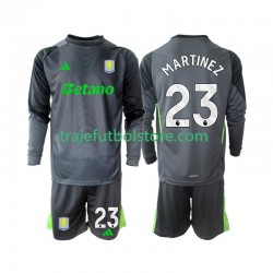 Camiseta 1ª Aston Villa Emiliano Martinez 23 Portero Niño 2025-2026 ML
