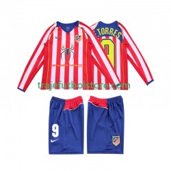 Camiseta 1ª Atlético Madrid F TORRES 9 2005 Retro Niño 2004 ML
