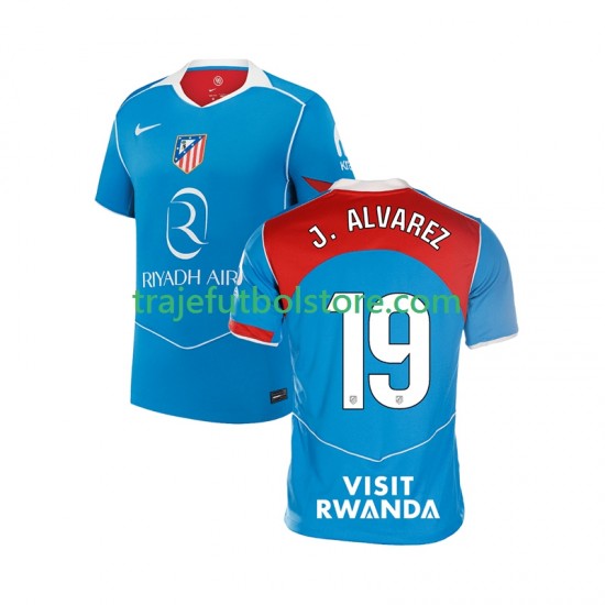 Camiseta 3ª Atlético Madrid Julian Alvarez 19 Hombre 2025-2026 Manga Corta
