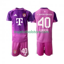 Camiseta 4ª Bayern de Múnich Jonas Urbig 40 Portero Niño 2025-2026 Manga Corta