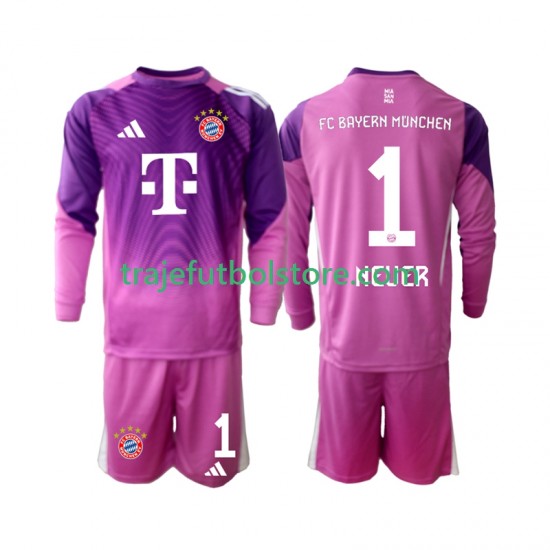 Camiseta 4ª Bayern de Múnich Manuel Neuer 1 Portero Niño 2025-2026 ML