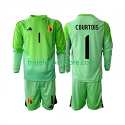 Camiseta 1ª Bélgica Thibaut Courtoi 1 Portero Niño 2025 ML