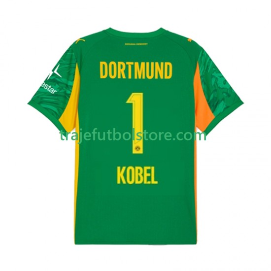 Camiseta 1ª Borussia Dortmund Gregor Kobel 1 Portero Hombre 2025-2026 Manga Corta