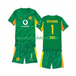 Camiseta 1ª Borussia Dortmund Gregor Kobel 1 Portero Niño 2025-2026 Manga Corta