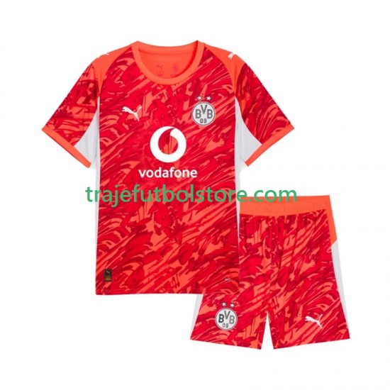 Camiseta 2ª Borussia Dortmund Portero Niño 2025-2026 Manga Corta