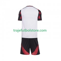 Camiseta 2ª CR Flamengo Niño 2025-2026 Manga Corta
