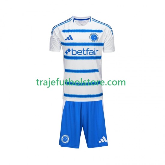 Camiseta 2ª Cruzeiro Niño 2025-2026 Manga Corta
