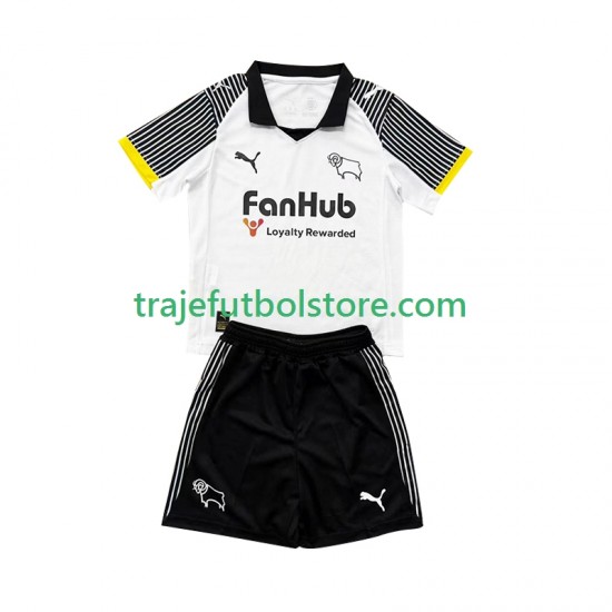 Camiseta 1ª Derby County Niño 2025-2026 Manga Corta