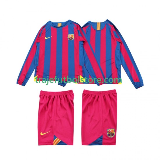 Camiseta 1ª FC Barcelona 2005 Retro Niño 2006 ML