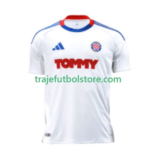 Camiseta 1ª HNK Hajduk Hombre 2025-2026 Manga Corta