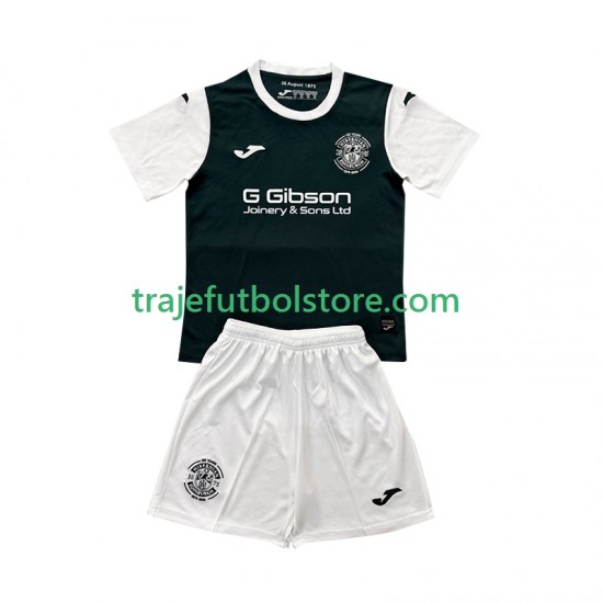 Camiseta 1ª Hibernian Niño 2025-2026 Manga Corta