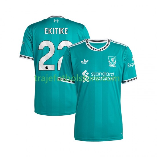 Camiseta 3ª Liverpool Hugo Ekitike 22 Hombre 2025-2026 Manga Corta