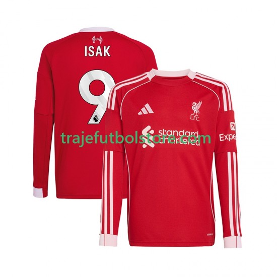 Camiseta 1ª Liverpool ISAK 9 Hombre 2025-2026 ML