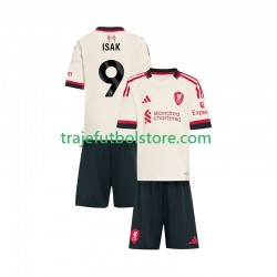 Camiseta 2ª Liverpool ISAK 9 Niño 2025-2026 Manga Corta