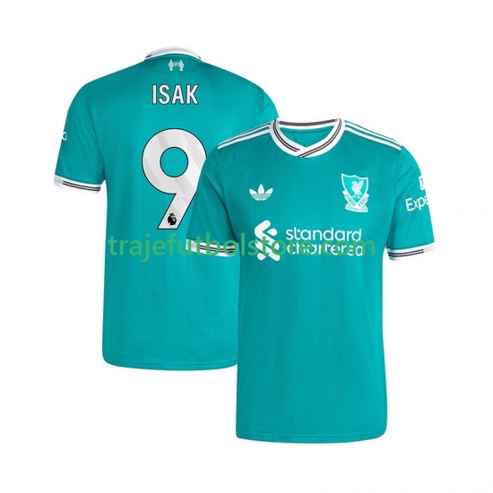 Camiseta 3ª Liverpool ISAK 9 Hombre 2025-2026 Manga Corta