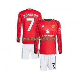 Camiseta 1ª Manchester United Cristiano Ronaldo 7 Niño 2025-2026 ML