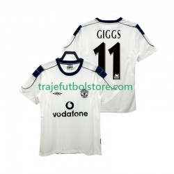 Camiseta 2ª Manchester United GIGGS 11 2000 2001 Retro Hombre Manga Corta