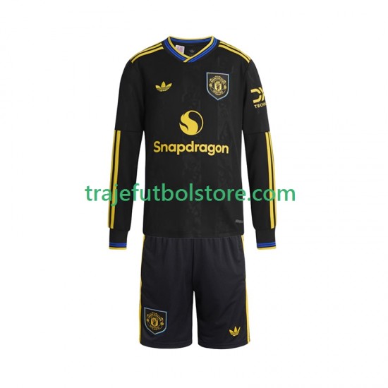 Camiseta 3ª Manchester United Niño 2025-2026 ML