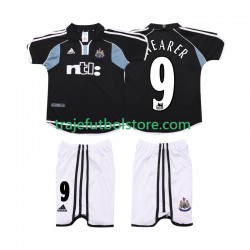 Camiseta 2ª Newcastle United SHEARER 9 2000 2001 Retro Niño Manga Corta