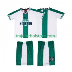 Camiseta 2ª Nigeria 1996 Retro Niño Manga Corta