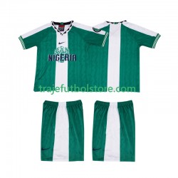 Camiseta 1ª Nigeria 1996 Retro Niño Manga Corta