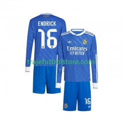 Camiseta 3ª Real Madrid Endrick 16 Niño 2025-2026 ML