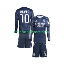 Camiseta 2ª Real Madrid Mbappé Kylian 10 Niño 2025-2026 ML