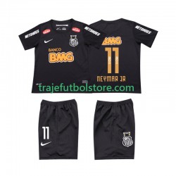 Camiseta 2ª Santos NEYMAR JR 11 Classic 2012 2013 Retro Niño Manga Corta