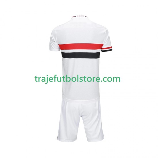 Camiseta 1ª Sao Paulo Niño 2025-2026 Manga Corta