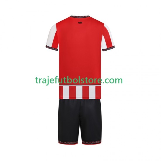 Camiseta 1ª Sheffield United Niño 2025-2026 Manga Corta