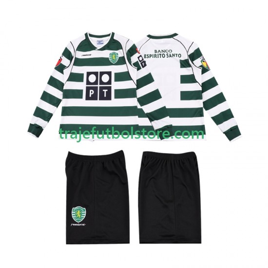 Camiseta 1ª Sporting CP 2001 2003 Retro Niño ML
