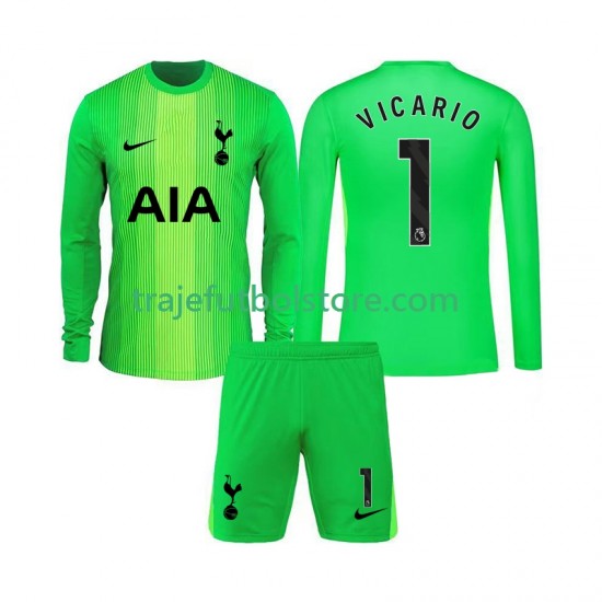 Camiseta 1ª Tottenham Hotspur Guglielmo Vicario 1 Portero Niño 2025-2026 ML
