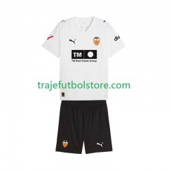 Camiseta 1ª Valencia CF Niño 2025-2026 Manga Corta