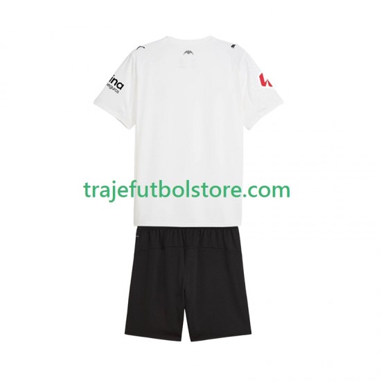 Camiseta 1ª Valencia CF Niño 2025-2026 Manga Corta