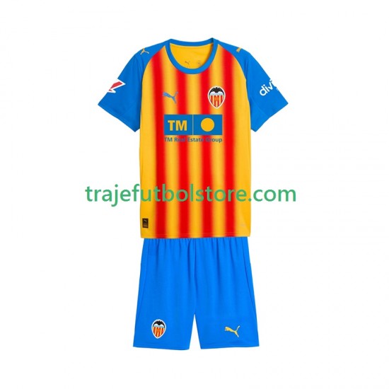 Camiseta 3ª Valencia CF Niño 2025-2026 Manga Corta