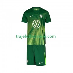Camiseta 1ª VfL Wolfsburg Niño 2025-2026 Manga Corta