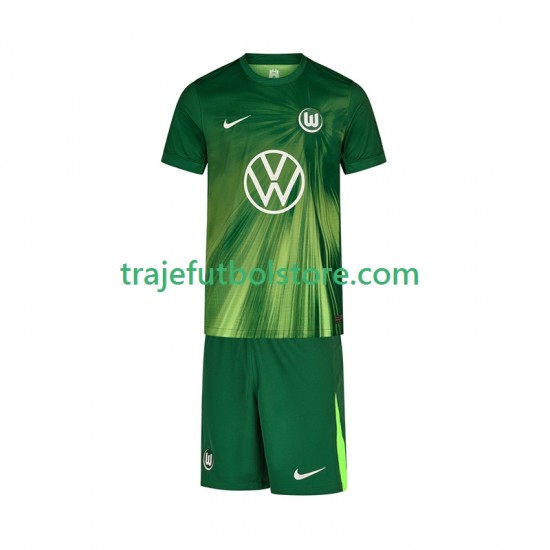 Camiseta 1ª VfL Wolfsburg Niño 2025-2026 Manga Corta