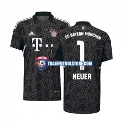 Camiseta 2ª Bayern de Múnich Manuel Neuer 1 Portero Hombre 2022-2023 Manga Corta