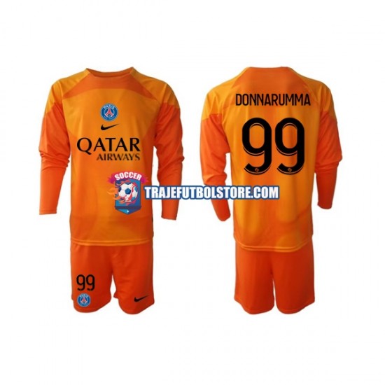 Camiseta 2ª Paris Saint-Germain Donnarumma 99 Portero Niño 2022-2023 ML